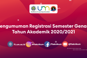 Pengumuman Registrasi Semester Genap Tahun Akademik 2020-2021
