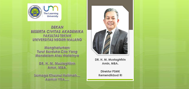 Turut Berduka Cita atas Wafatnya: DR. H. M. Mustaghfirin Amin, MBA