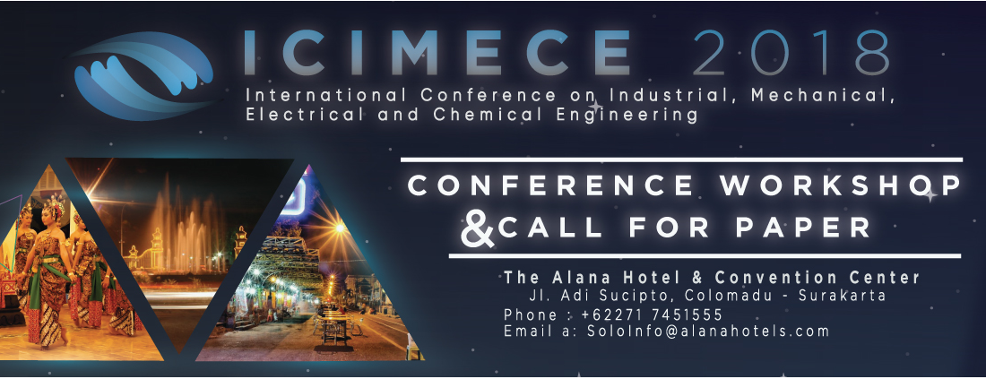 Conference Workshop and Call For Paper – ICIMECE 2018