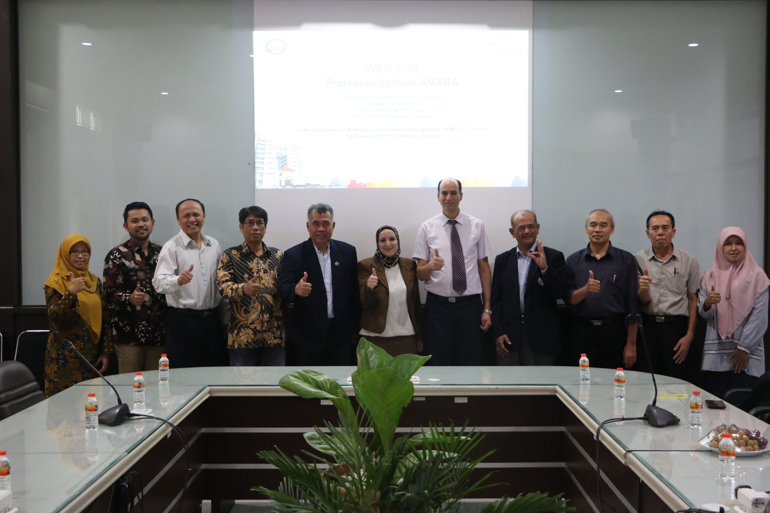 Kunjungan Kerja dari Unité de Recherche Matériaux et Énergies Renouvelables di Fakultas Teknik UM