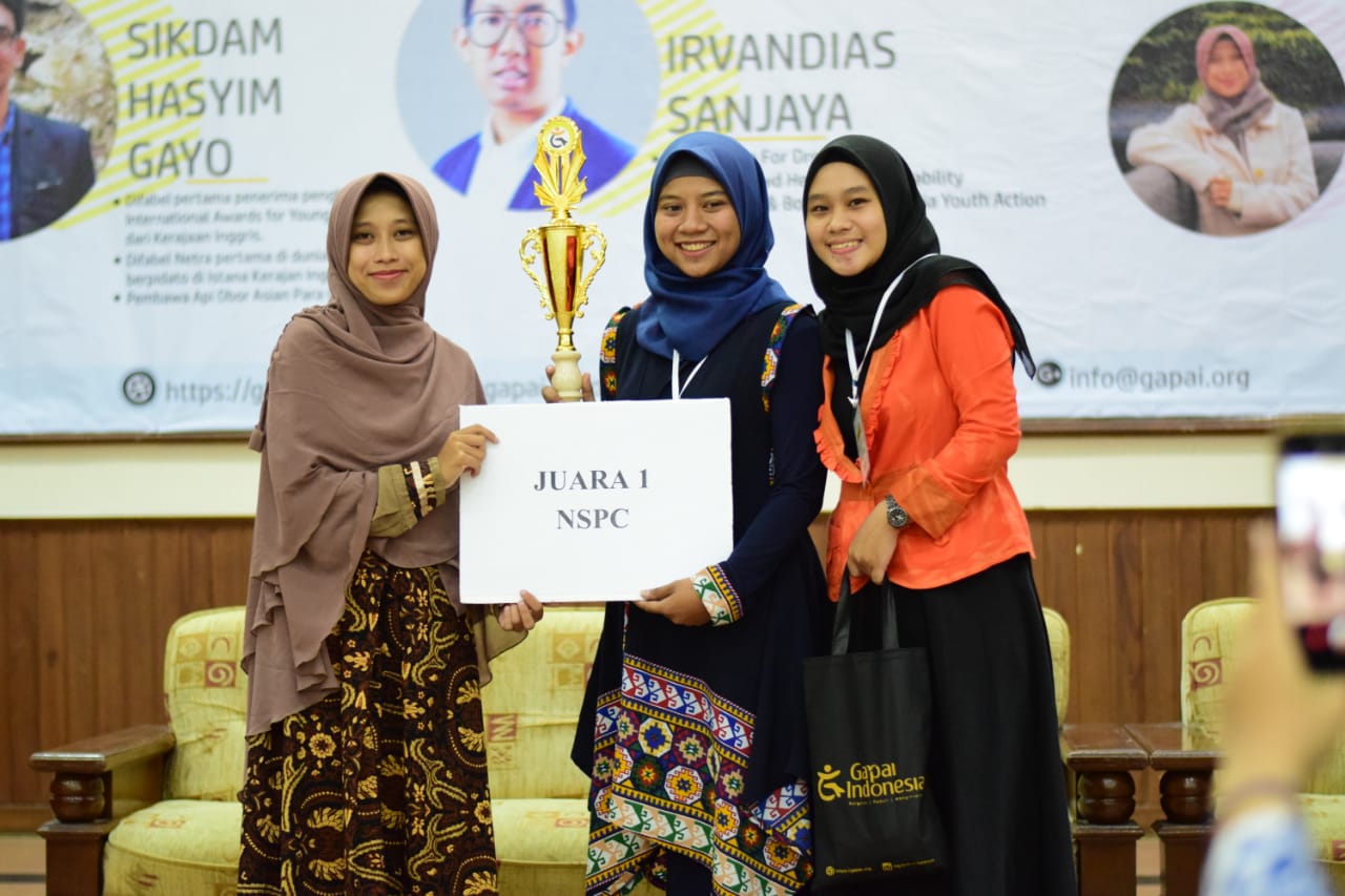 Selamat Kepada Juara 1 National Social Project Challenge Gapai Social Conference 2019 Yayasan Gapai Indonesia di Surakarta