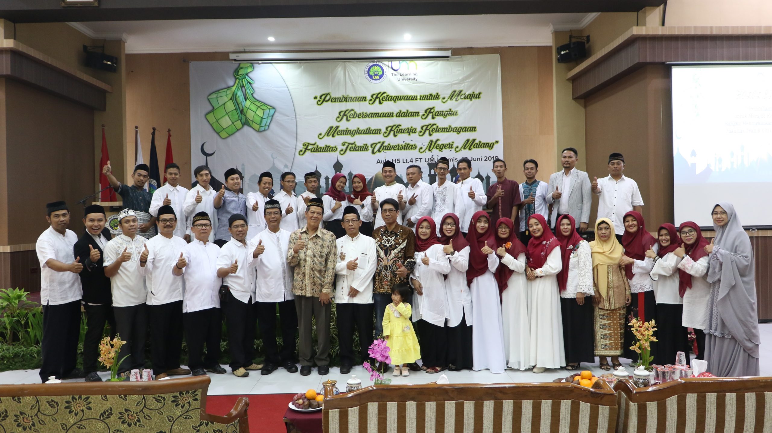 Halal BiHalal Dosen, Tendik, Serta Keluarga Besar Fakultas Teknik UM 2019