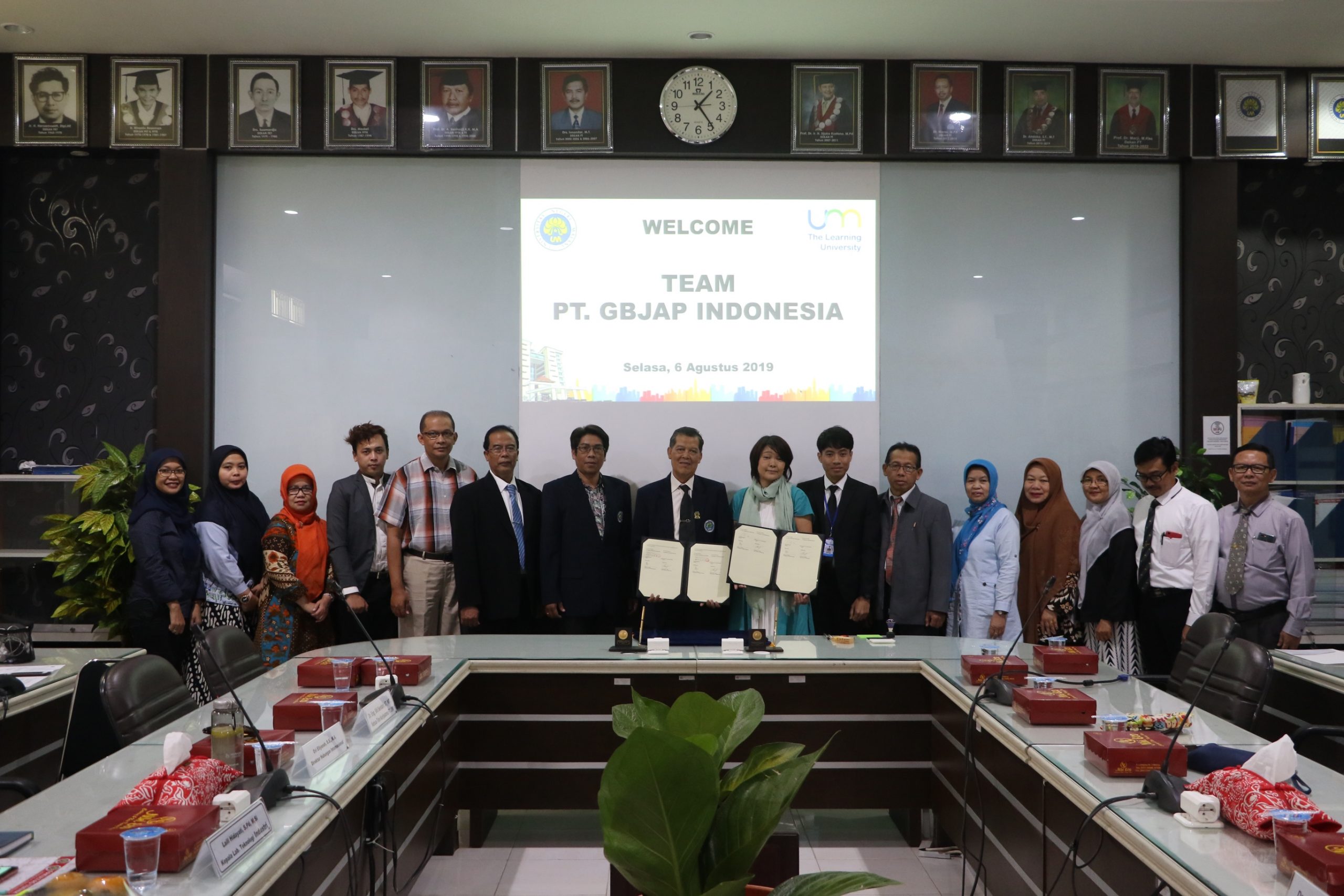 Kunjungan Program Kerjasama dari PT. GBJAP Indonesia Nusantara di Fakultas Teknik UM