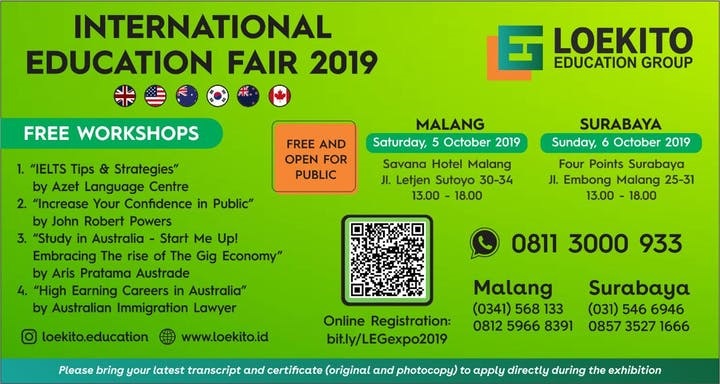 International Education Fair 2019 – Loekito Education Group