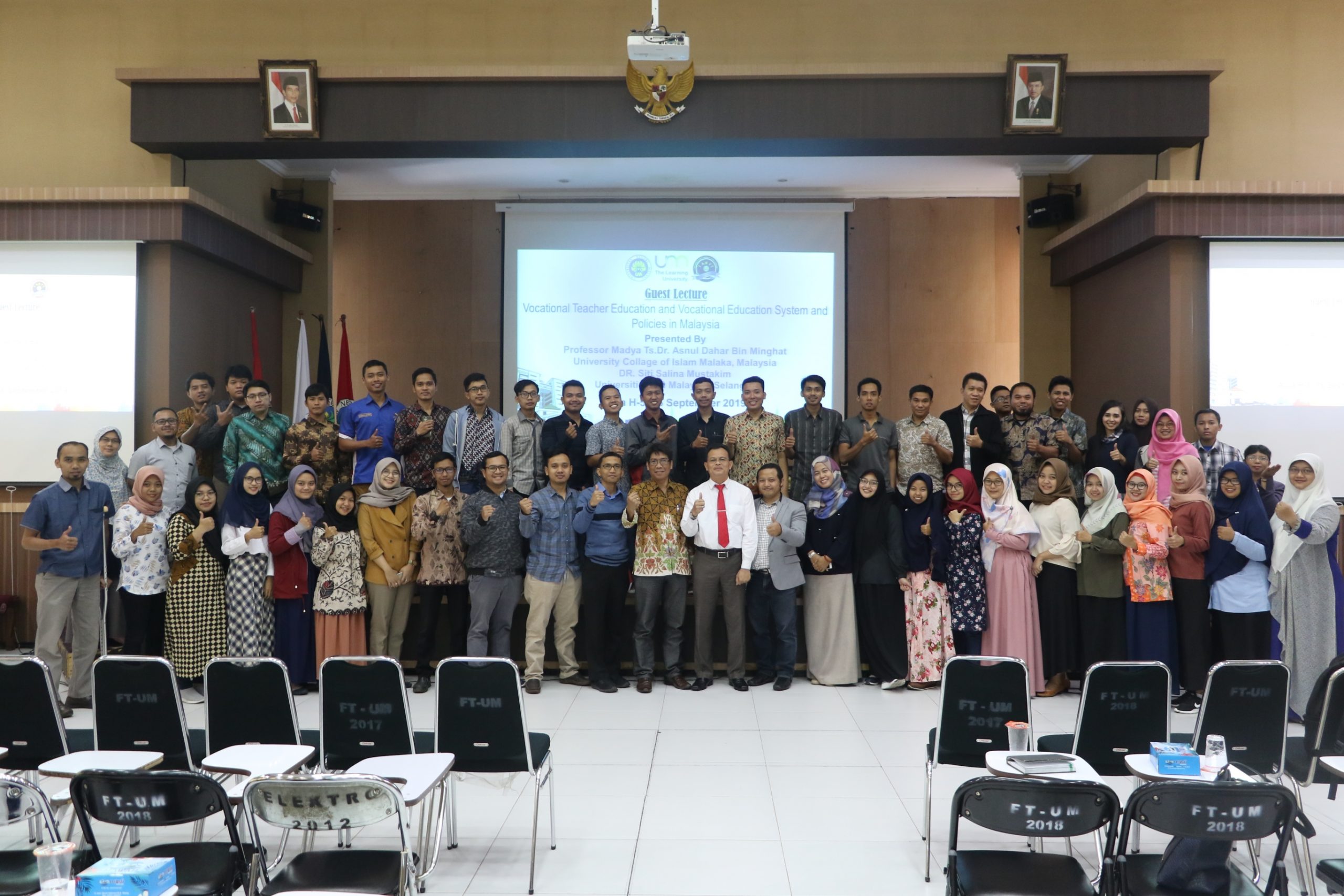 Kuliah Tamu (International Guest Lecture) : Vocational teacher Education and Vocational Education System and Policies in Malaysia – Fakultas Teknik UM