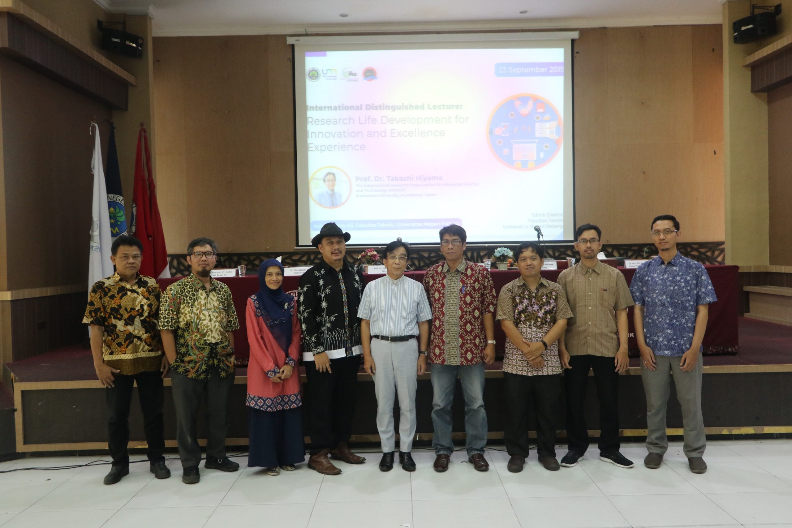 Kuliah Tamu (International Guest Lecture) : Research Life Development for Innovation and Excellence Experience – Jurusan Teknik Elektro FT UM