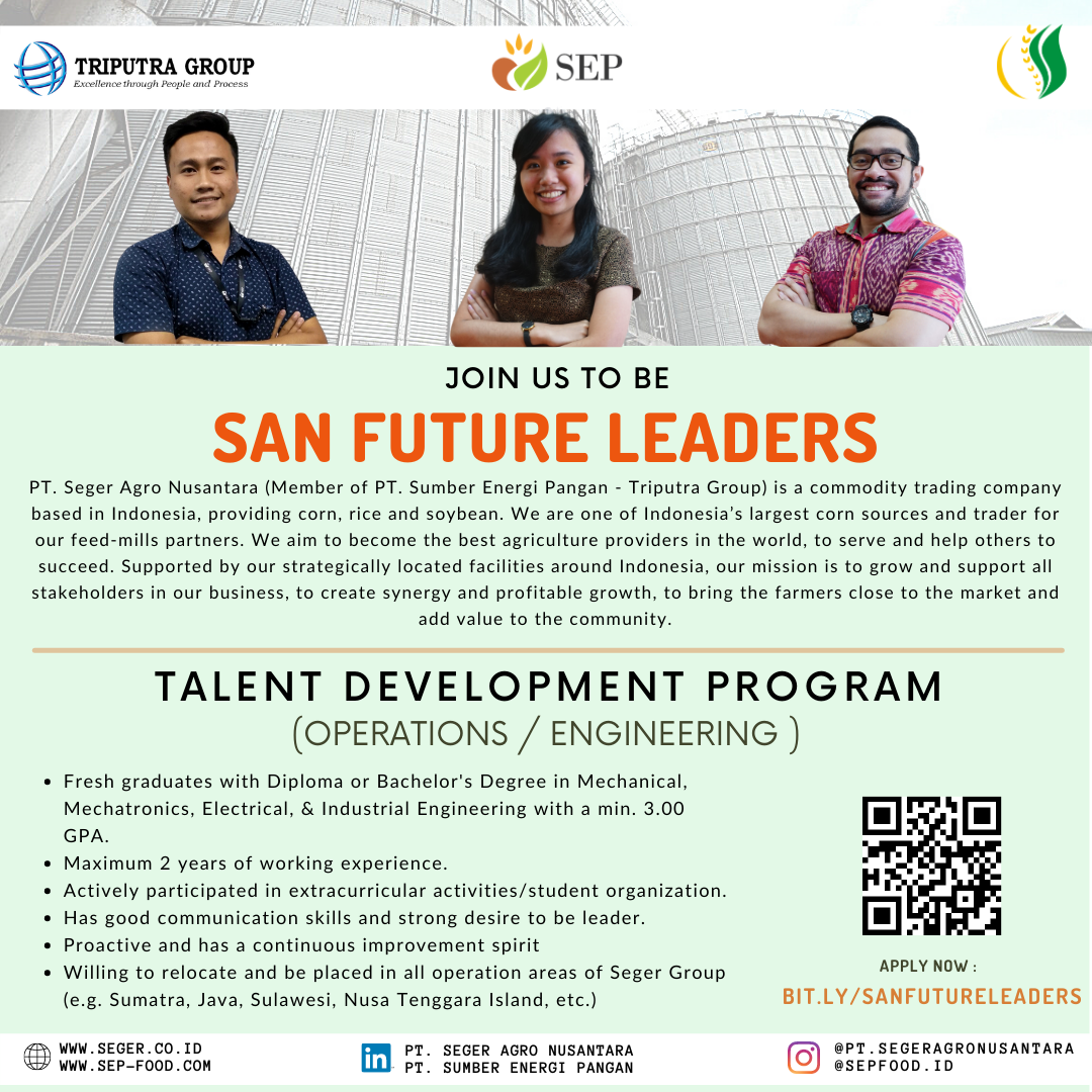 SAN Future Leaders | PT. Seger Agro Nusantara