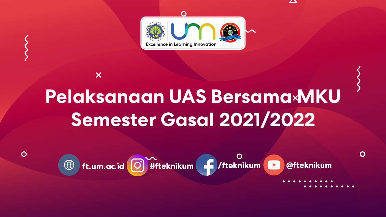 Pelaksanaan UAS Bersama MKU Semester Gasal 2021/2022
