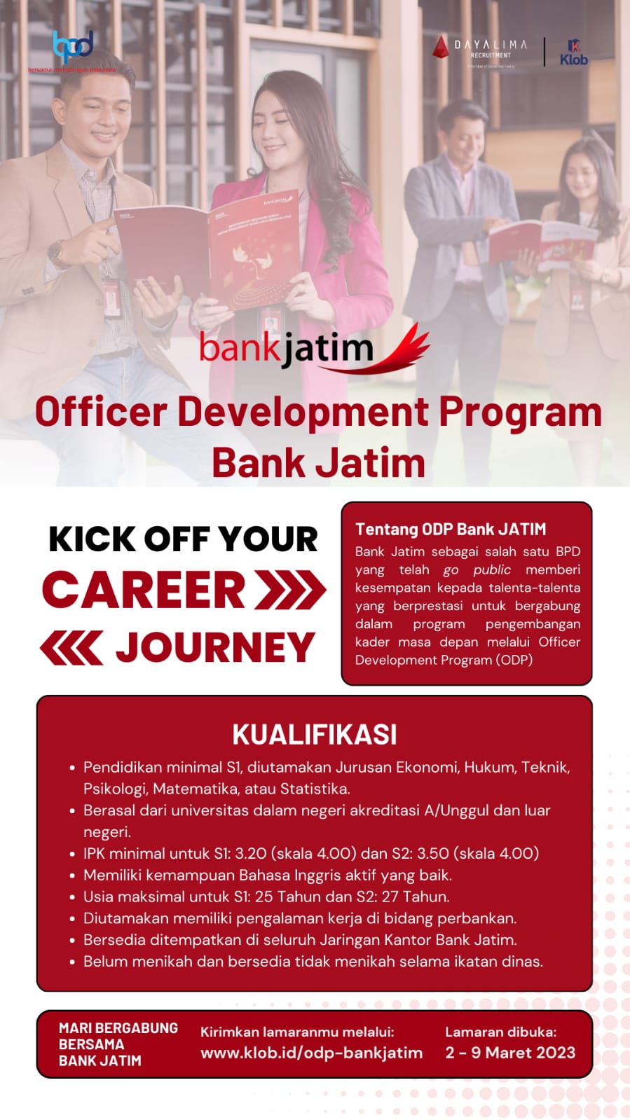 Lowongan Pekerjaan Officer Development Program Bank Jatim