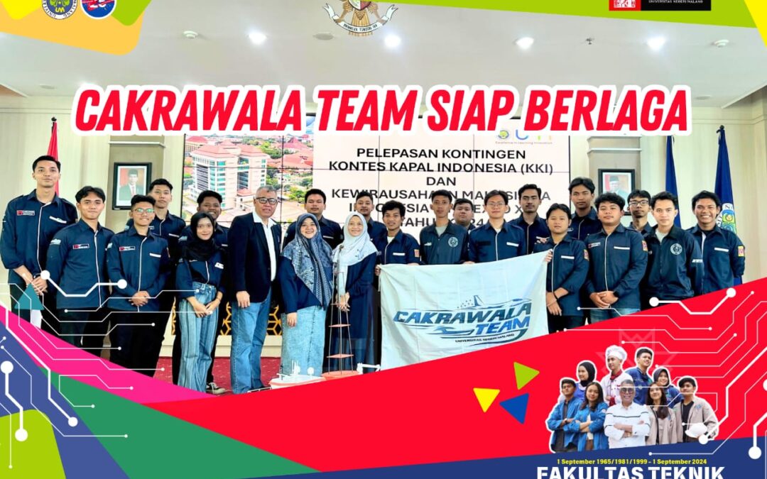 Pemberangkatan Kontingen Fakultas Teknik Dalam Ajang Kompetisi Kontes Kapal Indonesia