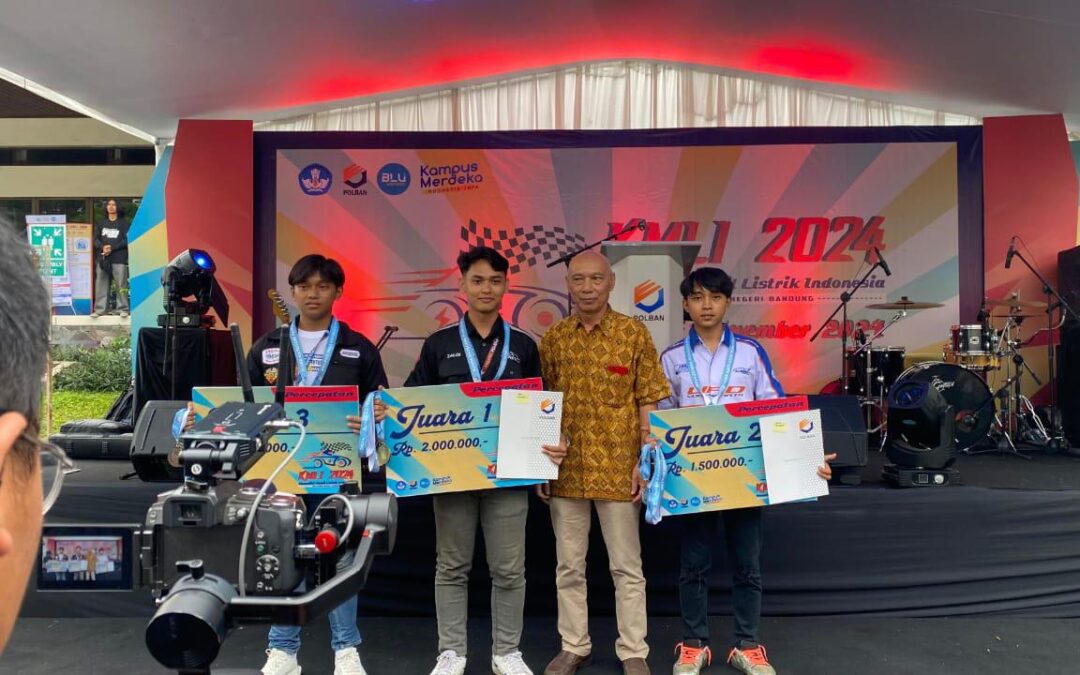 Tim Rev Departemen Teknik Mesin dan Industri Raih Juara di Kompetisi Mobil Listrik Indonesia 2024