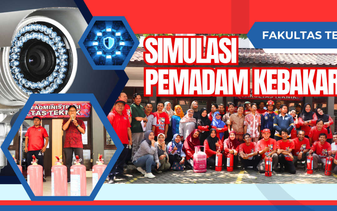 Fakultas Teknik Gelar Simulasi Pemadam Kebakaran